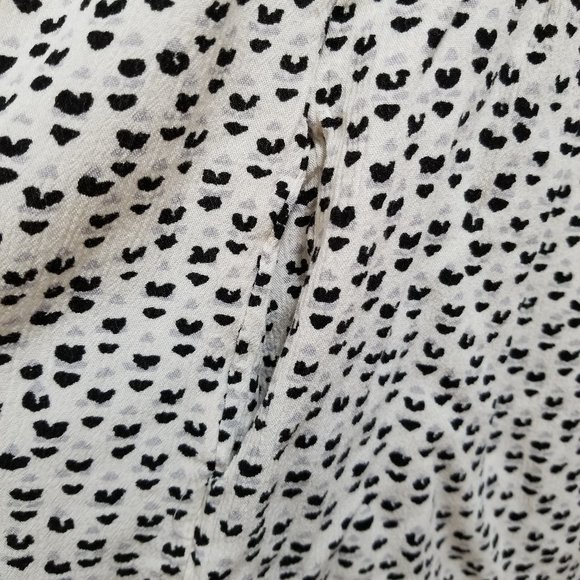 Vanessa Virginia top XS Heart Ladder Lace Tunic button front boho Anthropologie - Picture 5 of 15